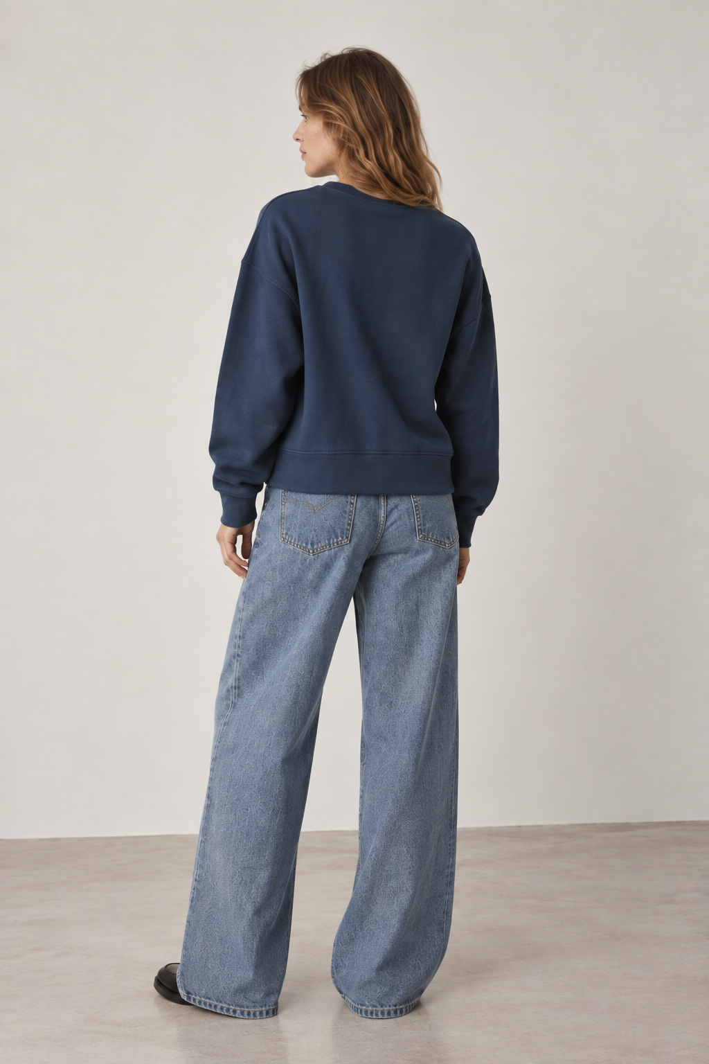 Original Tilvina sweatshirt - Navy m. green